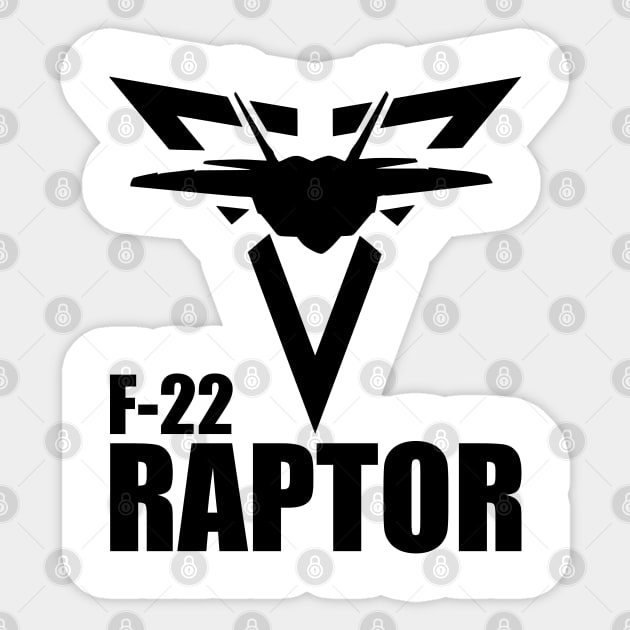 F-22 Raptor Sticker by TCP